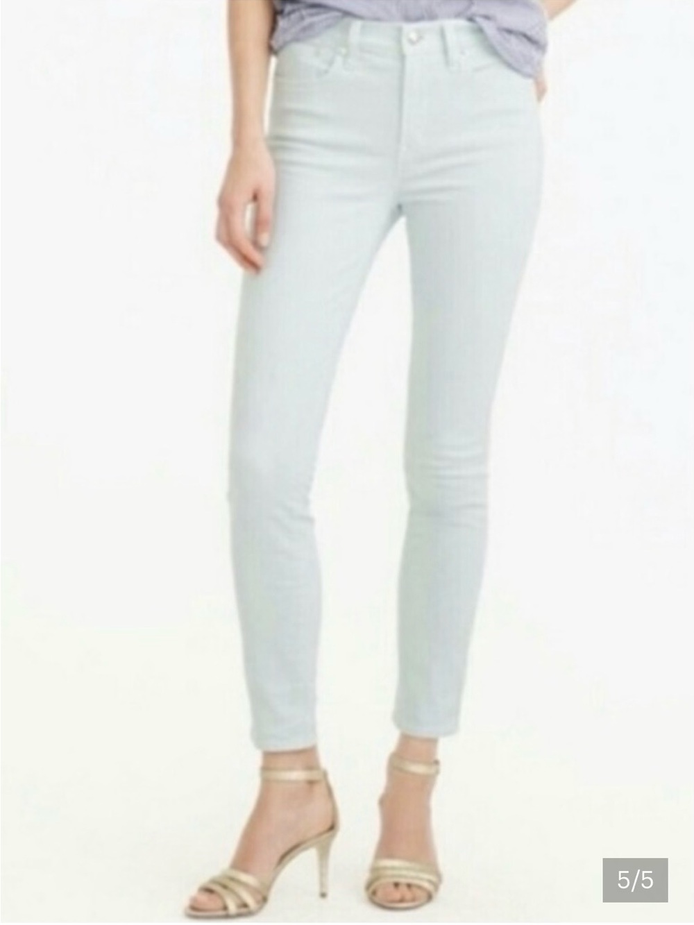 J. Crew Light Mint Skinny Jeans   Sz 26.              Bx3
